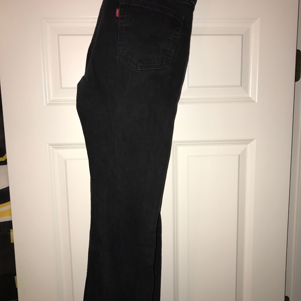 Black Levi's jeans rarely worn!